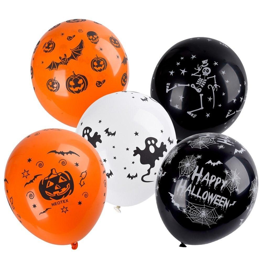 Halloween decorative balloon 12 inch thick latex balloon
