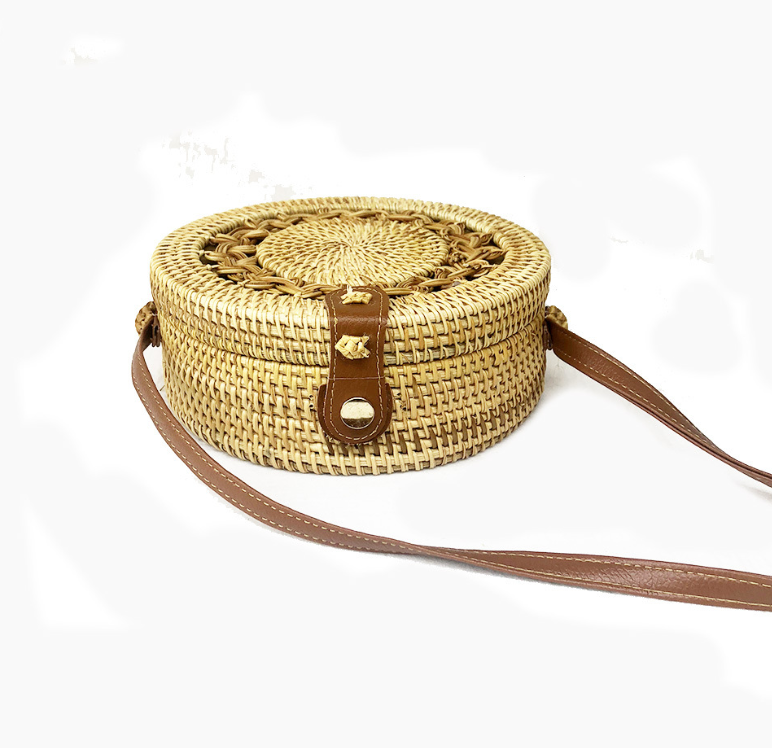 Rattan bag Messenger bag bamboo