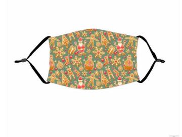 Christmas deer digital printing mask