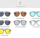 Trendy retro round sunglasses