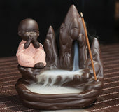 Backflow incense burner