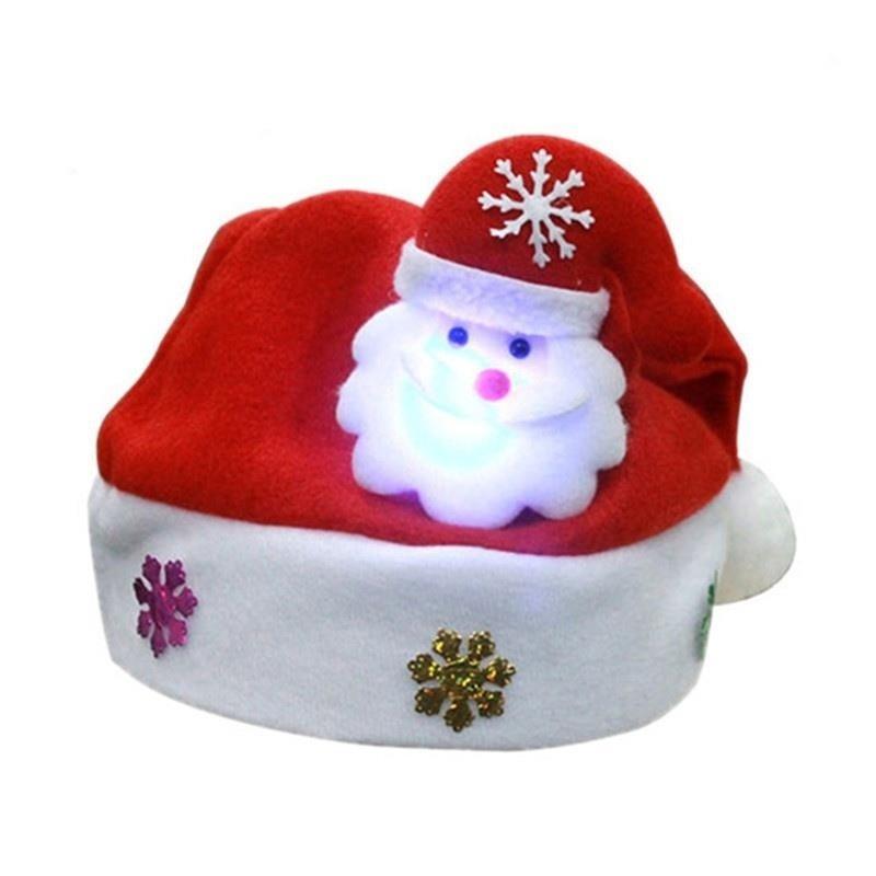 LED glowing christmas hat