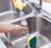 Limpiador con inyección de agua y jabón