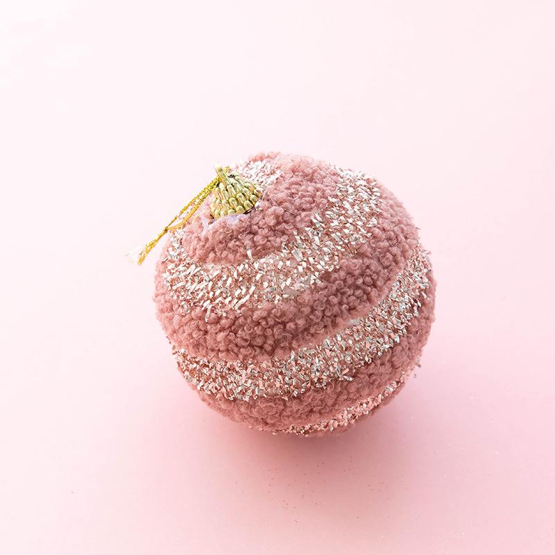 Christmas pink plush small pendant