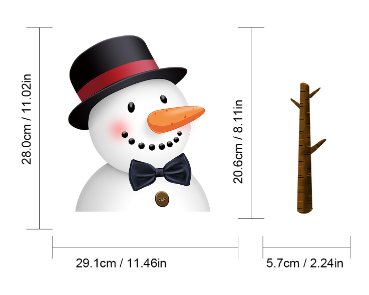 Christmas windshield stickers Santa Claus nice window stickers car wiper sticker featured gift
