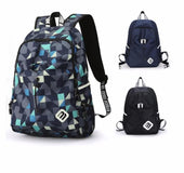 Creative usb charging backpack