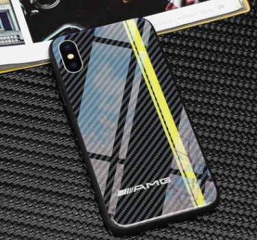 Carbon fiber car   glass case  | IPhone
