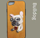 Dog Embroidery   Case  | IPhone   | Samsung
