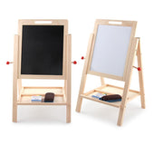 Factory direct wooden children learn double-sided writing board