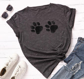 Footprint printed cotton