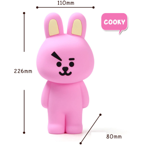 Cartoon creative silicone pencil case koala bear stereo stationery box cute student office supplies