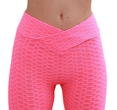 Hips, thin leggings, yoga pants