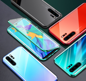 Double-sided magnetic king creative metal protective cover