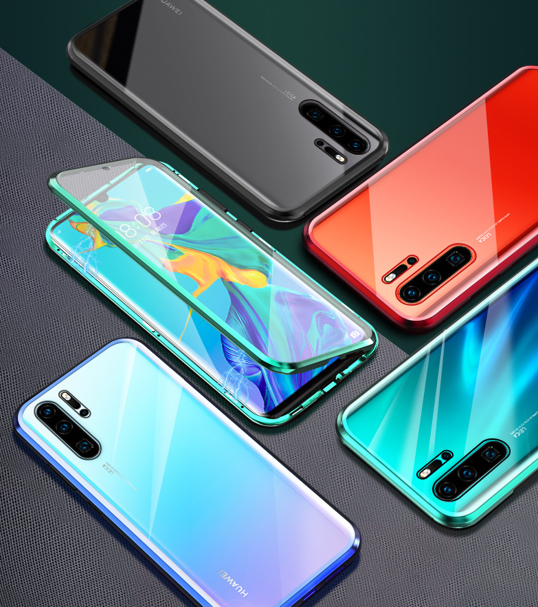 Double-sided magnetic king creative metal protective cover