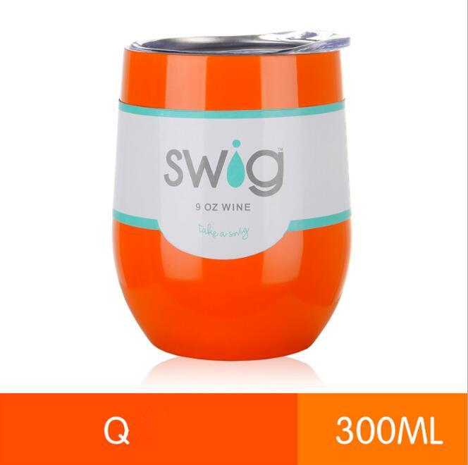 2020 hot drink cups 9 унц. the egg in the form of a 304 stainless steel drink Tumber mug lid wine beer vacuum thermos cup