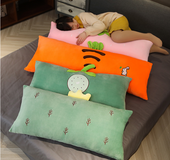 Soft cartoon fruit series square pillow