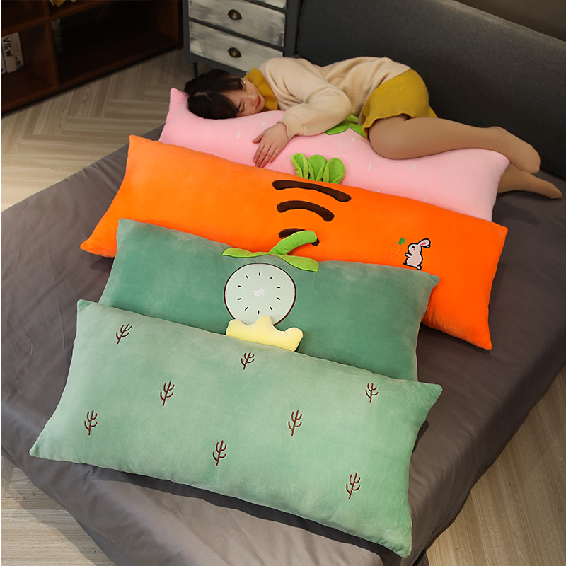Soft cartoon fruit series square pillow