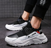 Flying woven breathable men's shoes