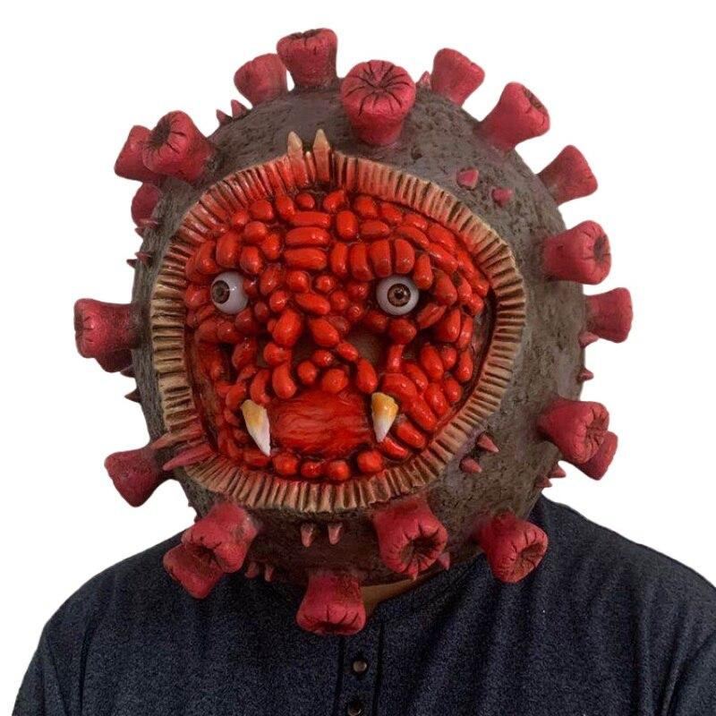 Halloween virus latex mask