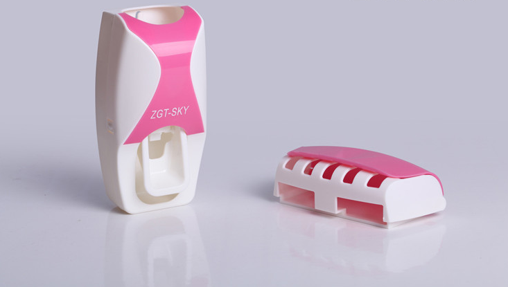 Portacepillos De Dientes Exprimidor De Pasta Automático A Prueba De Polvo