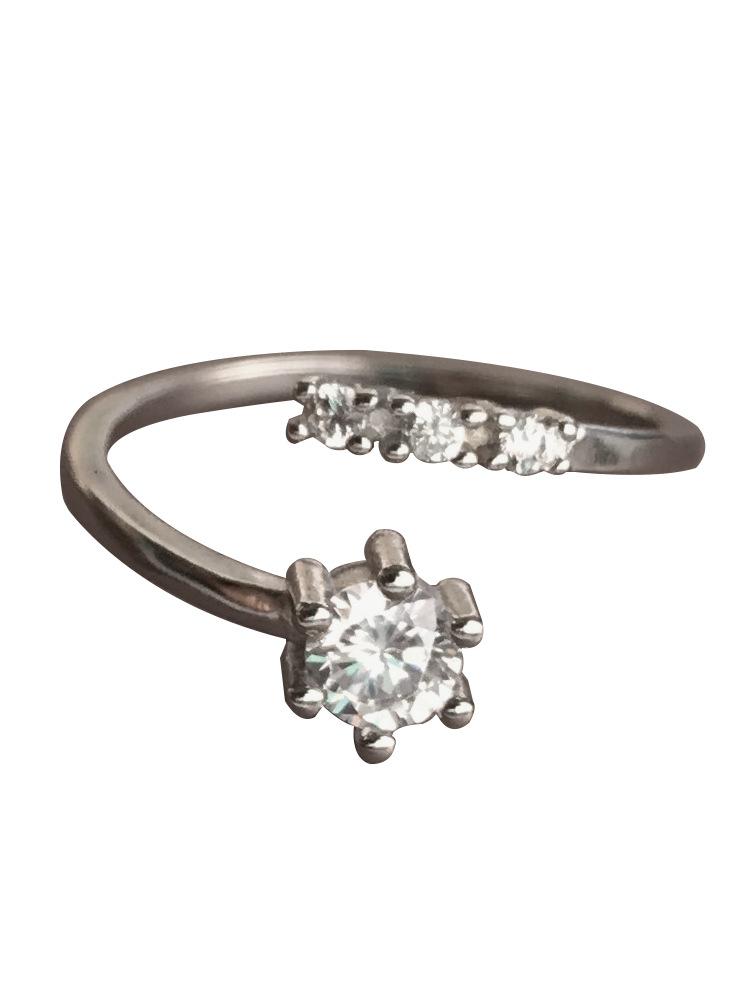 Heart wave ring
