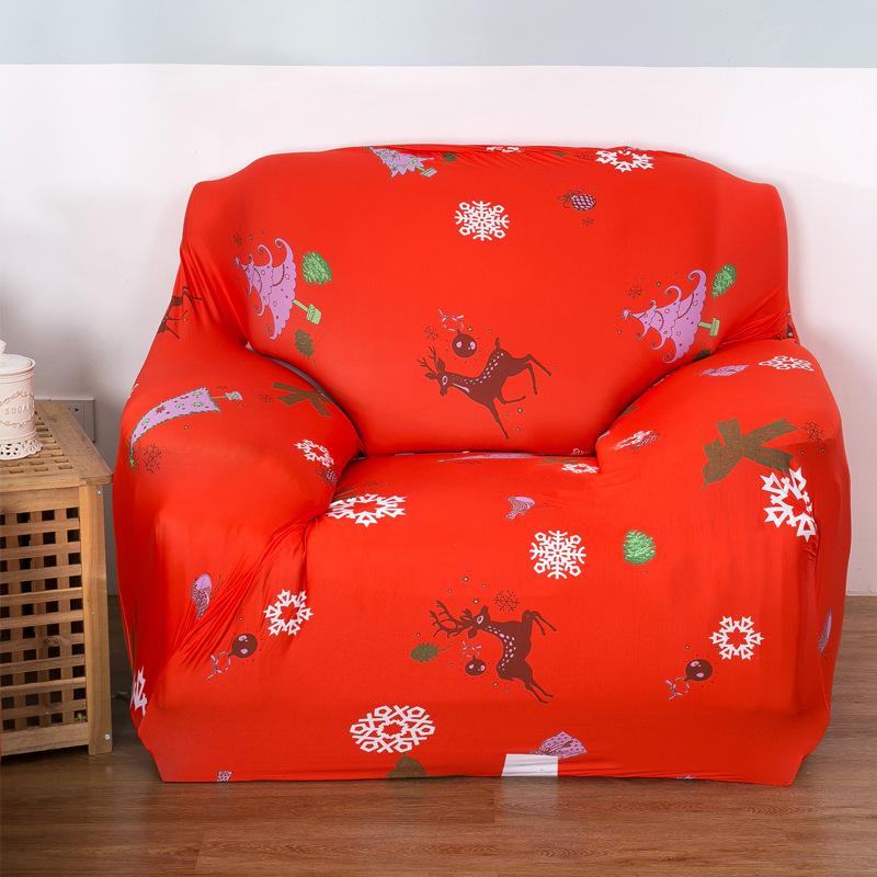 Christmas stretch tight all-inclusive full cover sofa cover