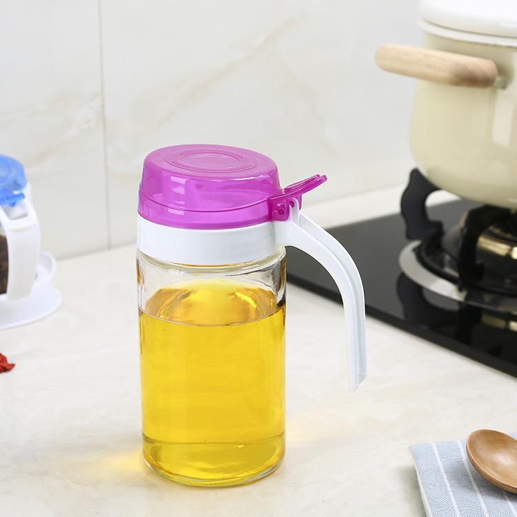 Practical kitchen glass pot creative Home Furnishing material 420ml vinegar sauce seasoning pot pot wholesale