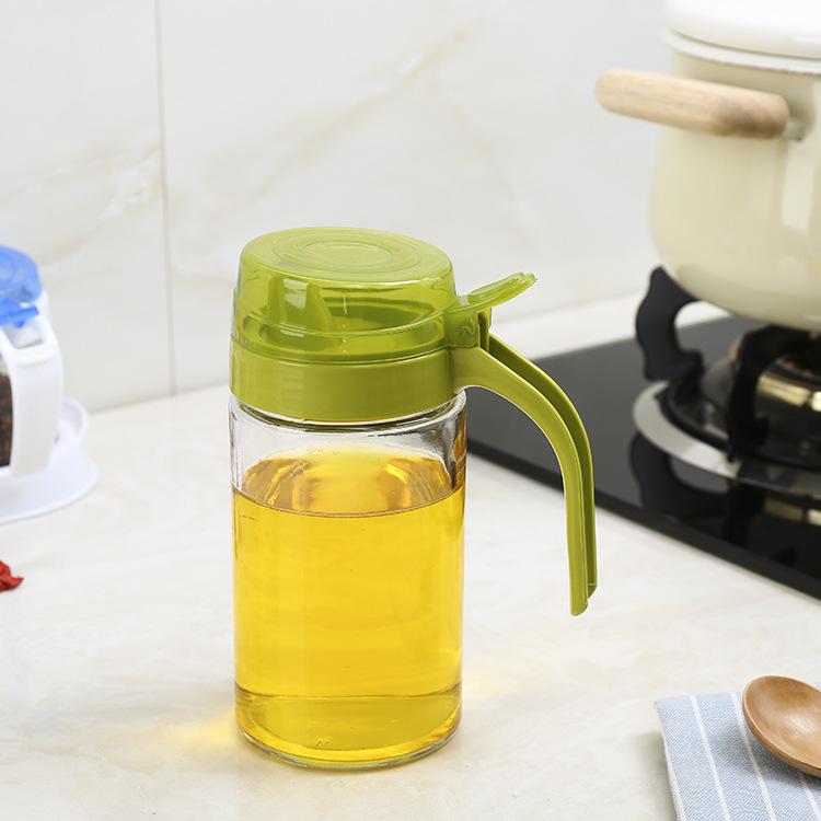 Practical kitchen glass pot creative Home Furnishing material 420ml vinegar sauce seasoning pot pot wholesale