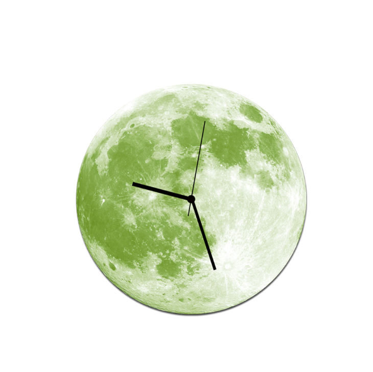 30cm creative luminous wall clock luminous moonlight wall clock wall acrylic waterproof wall clock