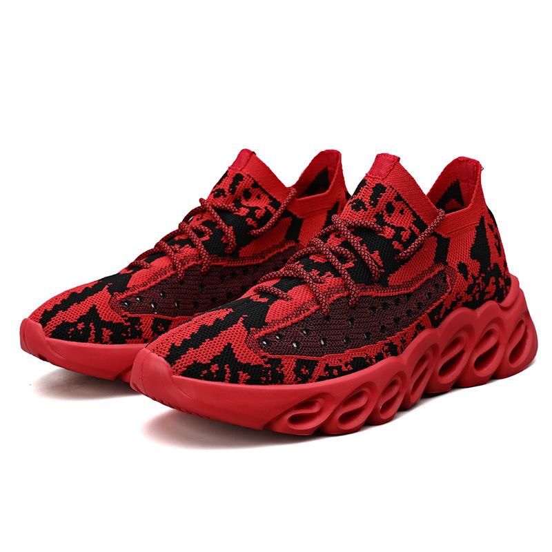Men's summer rubber-plastic flying shoes