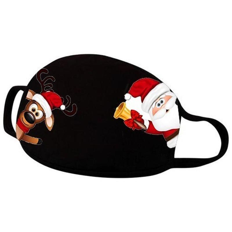 Christmas printed protective mask