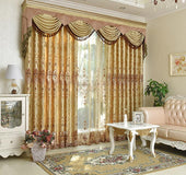 Hollow embroidery curtain fabric