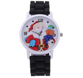 Christmas children's gift table Creative new cute Santa gift watch Silicone children's watch