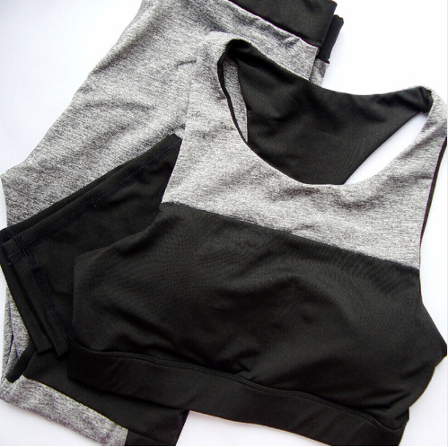 Women Yoga Fitness Sports Sets Gym Workout Sportswear 2 Pieces Set Tracksuits Bra+Yoga Pants Sport Leggings Suits KWP0059-5