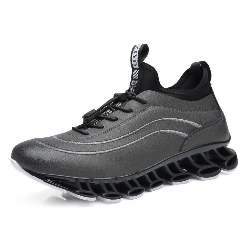 Leather blade sports shoes running shoes