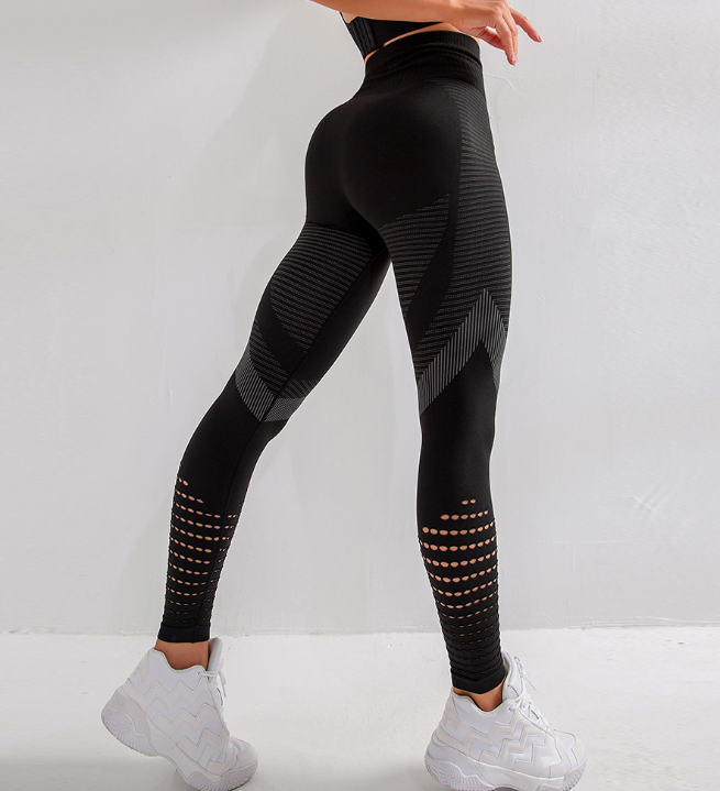 2020 Cross-border New Quick-drying Yoga Pants Double Mesh Sports Fitness Running Leggings Female Spot