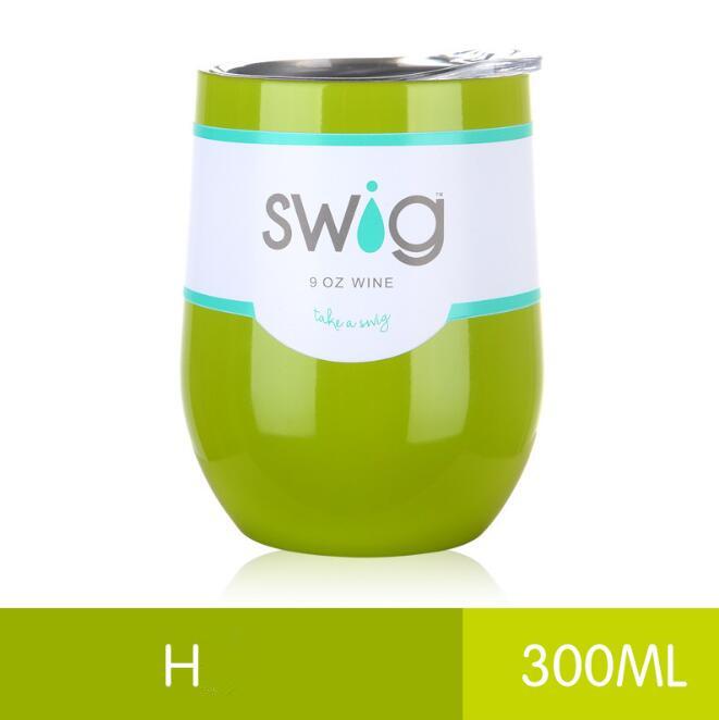 2020 hot drink cups 9 унц. the egg in the form of a 304 stainless steel drink Tumber mug lid wine beer vacuum thermos cup