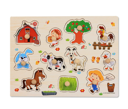 Cognitive wooden puzzle early education educational toys