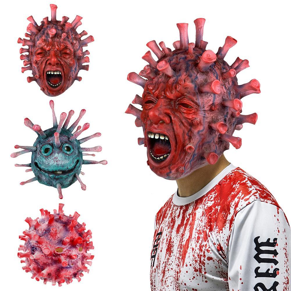 Halloween virus mask headgear