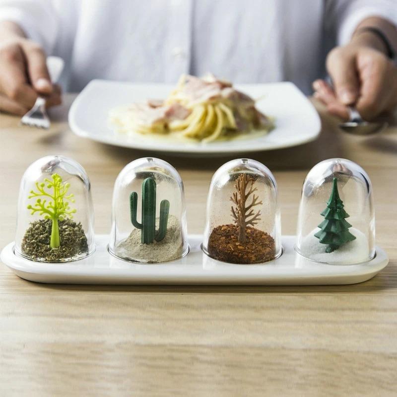 Creative seasoning box seasoning jar（4PC）