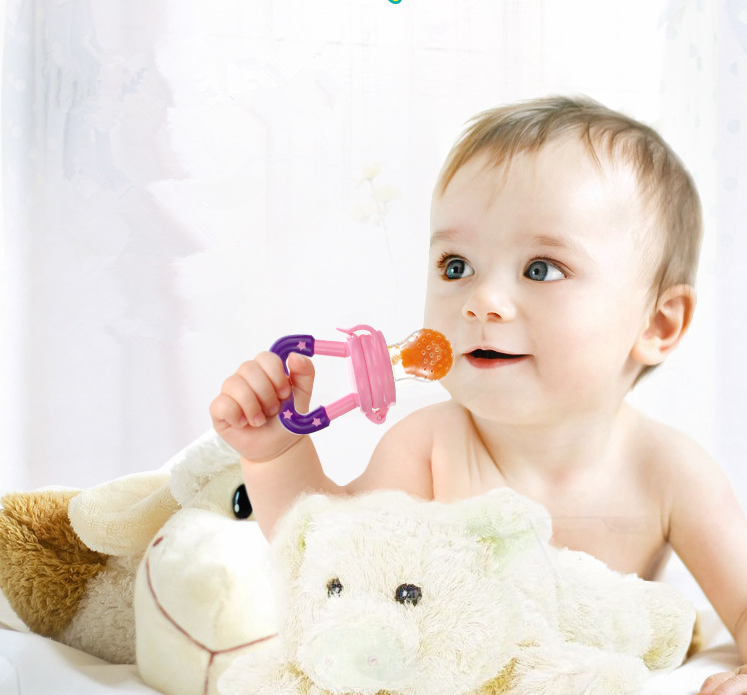 Baby Pacifier Food Feeding Nipple Food Milk Nibble Feeder