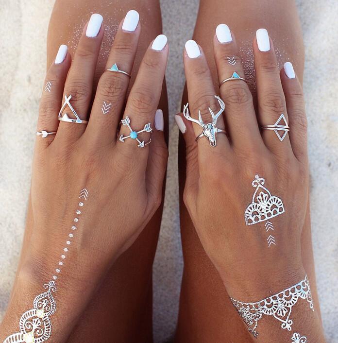 Seven-piece rings Set