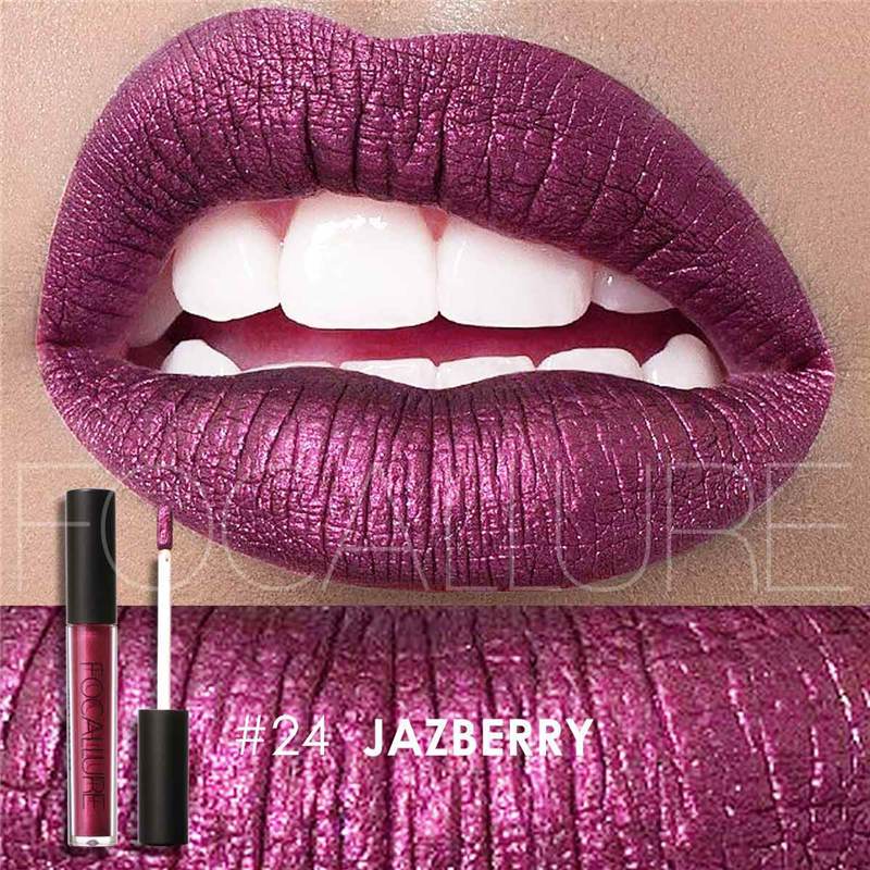 5 Colors Matte Liquid Lipgloss Metallic Lipstick