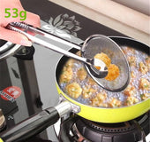 Multi-functional Oil Food Folder Kitchen Accessories Stainless Steel Fried Food  Oil Scoop