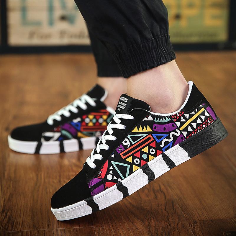 In the spring of 2020 new men's casual shoes shoes canvas shoes sport Metrosexual shoes 7631 Korean Students
