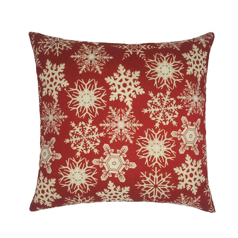 European and American manufacturers spot  holiday  hot Christmas reindeer and Santa Claus holding cotton pillowcase