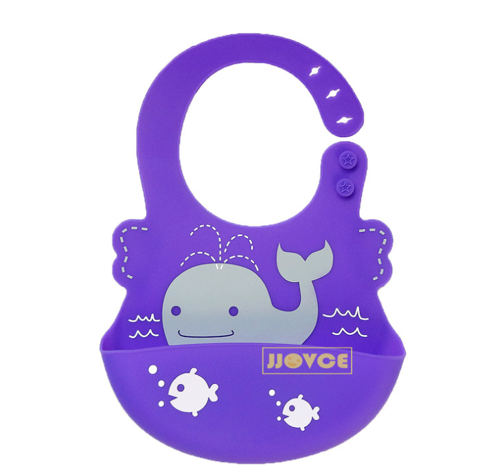 16 styles JJOVCE Children''s and Infants Silica Adjustable Stereo Bib Waterproof Soft Bib Food Bib/Copyright Products