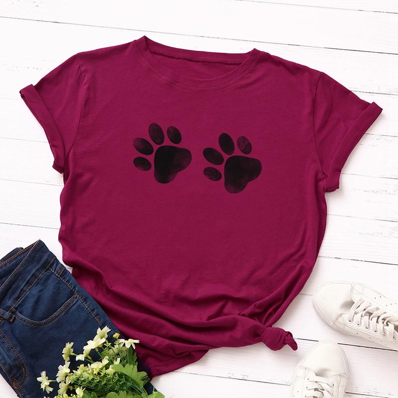 Footprint printed cotton