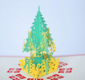 Christmas card gifts 3D stereo greeting card Christmas tree birthday blessing handmade New Year card business card