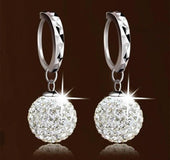 Diamond imitation ball women's earrings earrings